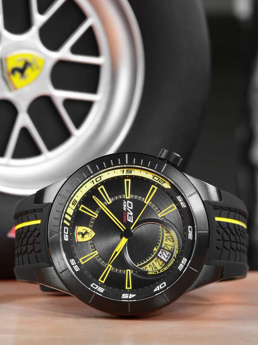 Buy SCUDERIA FERRARI Men Black Scuderia Ferrari REDREV Analogue Watch Watches for Men 2269614 Myntra