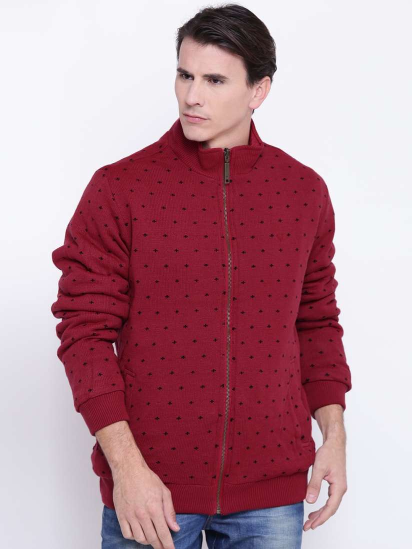Allen solly red reversible jacket cheap