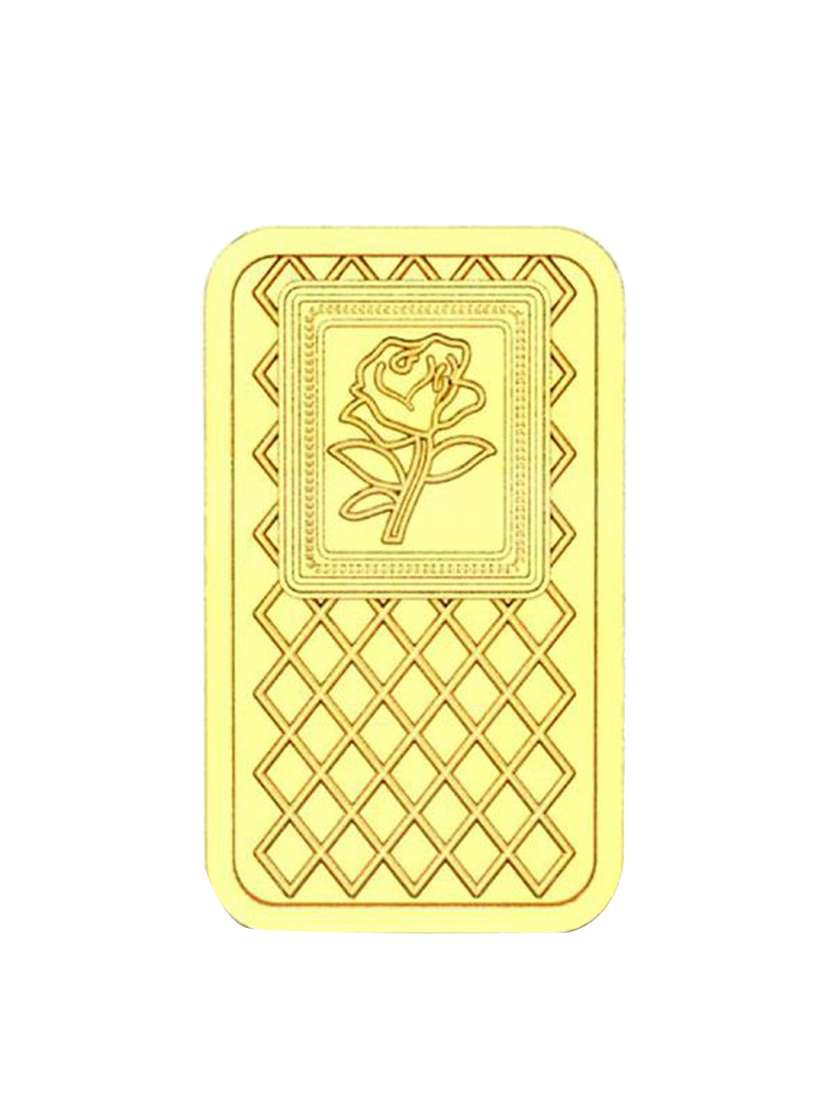 Buy CANDERE A KALYAN JEWELLERS COMPANY Floral 24KT Gold Bar 5 gram Gold Coin for Unisex 22704982 Myntra