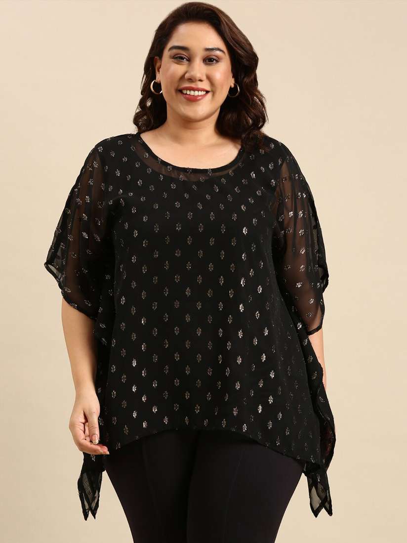 myntra plus size tops