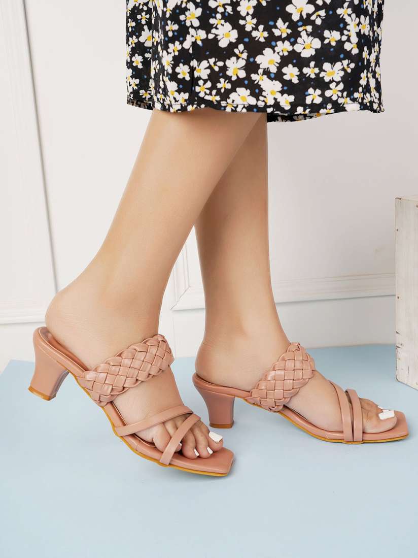 Block heels myntra shop