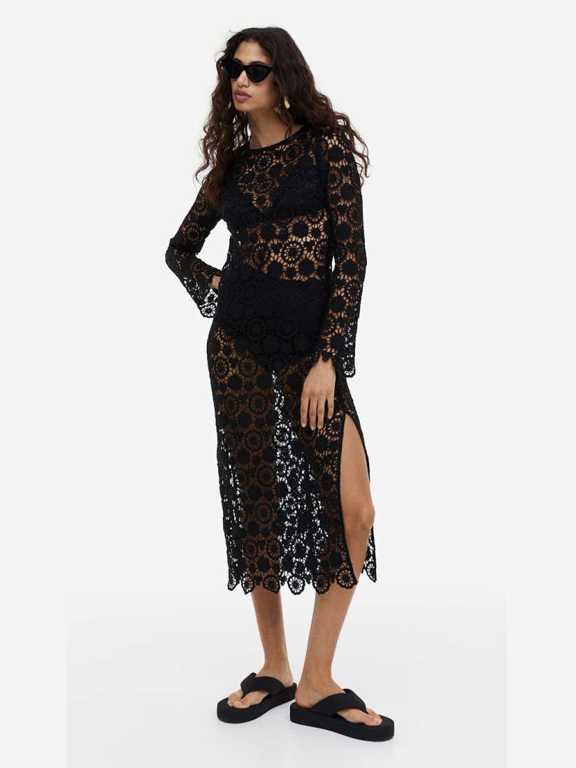 Myntra lace dress store