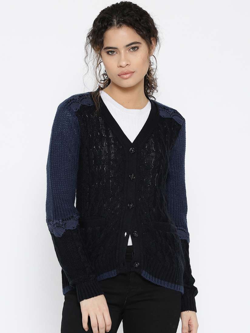 Womens Sweaters Monte Carlo Black Cardigan Buy Black Sweaters