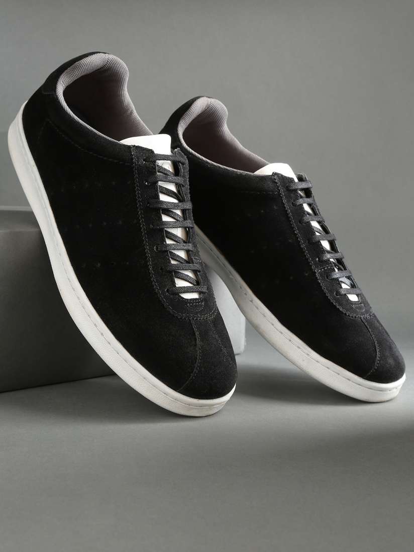 Wrogn men black sneakers outlet