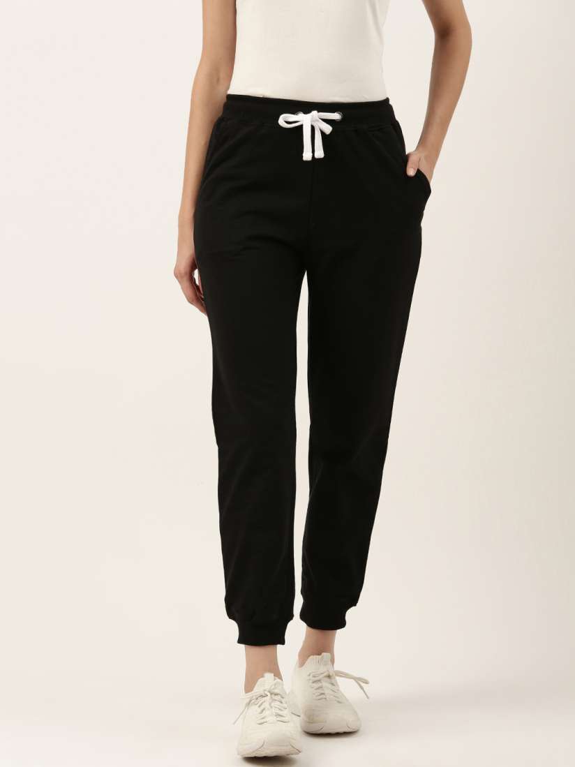 Buy ARISE Women Solid Regular Fit Joggers Track Pants for Women 22725828 Myntra