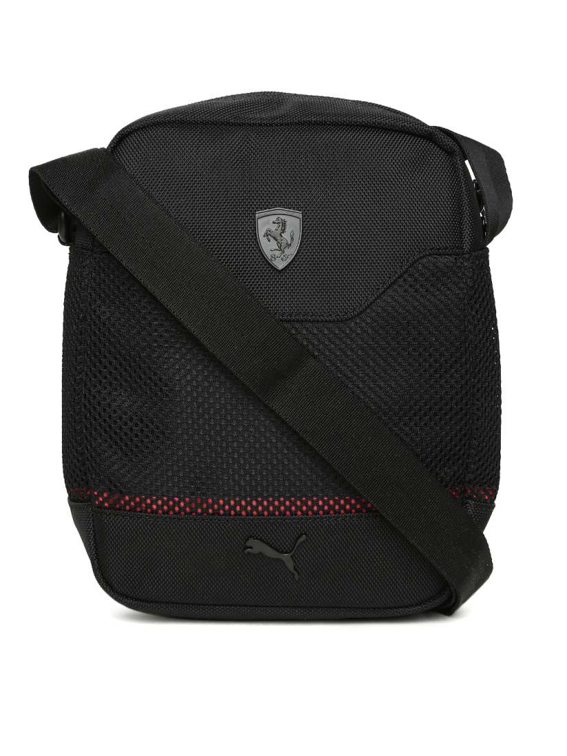Buy Puma Unisex Black Solid Ferrari LS Messenger Bag Messenger Bag for Unisex 2272871 Myntra
