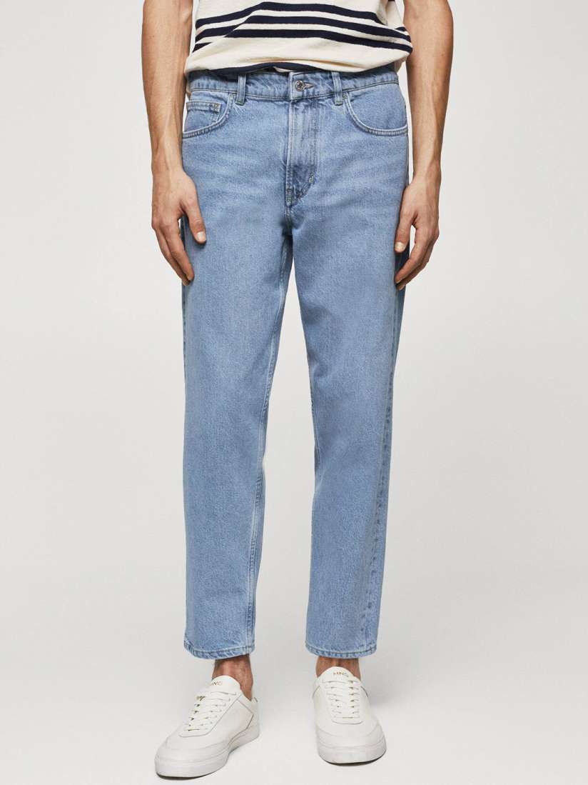 Buy MANGO MAN Carrot Fit High Rise Cropped Jeans Jeans for Men 22729286 Myntra