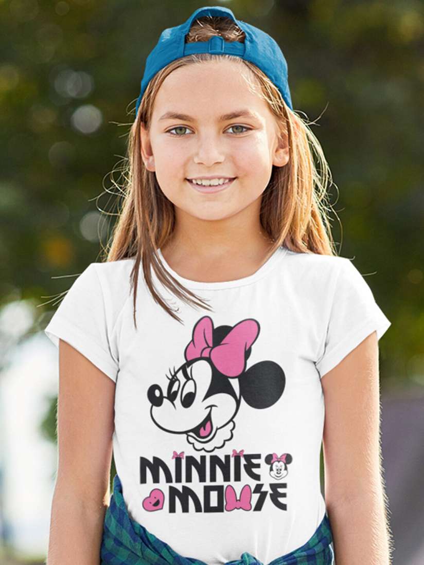 Girls minnie mouse t shirt discount