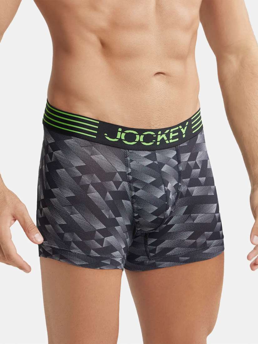 Buy Jockey Microfiber Printed Trunk with Breathable Mesh and Stay Dry Technology MM08 Trunk for Men 22732864 Myntra