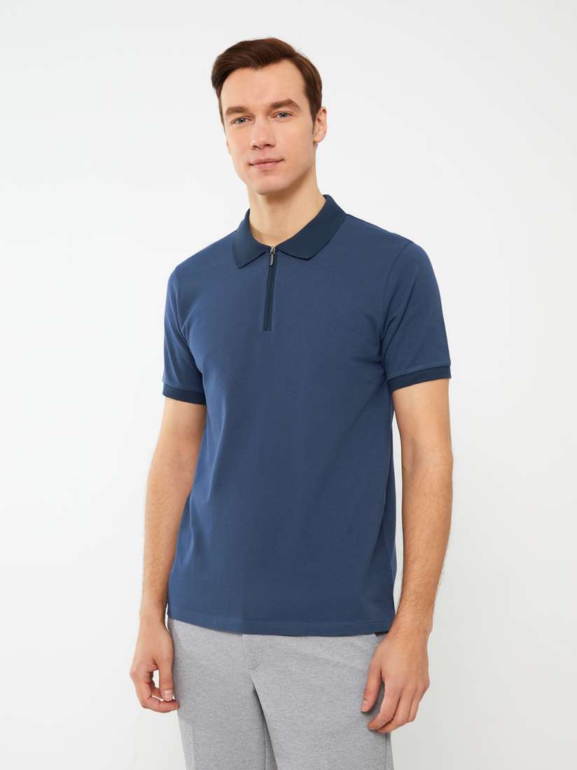 Buy LC Waikiki Men Polo Collar Pure Cotton Slim Fit T shirt Tshirts for Men 22735954 Myntra