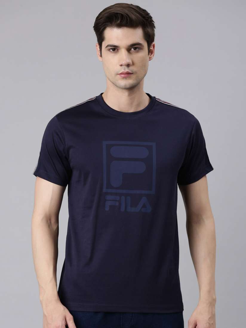 Buy FILA Graphic Printed Organic Cotton T shirt Tshirts for Men 22736444 Myntra