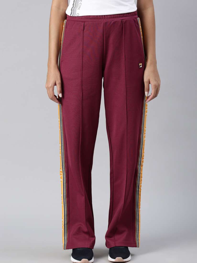Buy FILA Women Ella Side Striped Sports Track Pants Track Pants for Women 22738956 Myntra