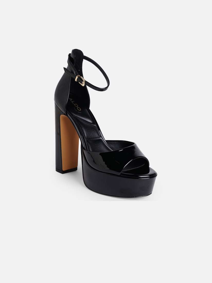 Aldo black platform heels sales