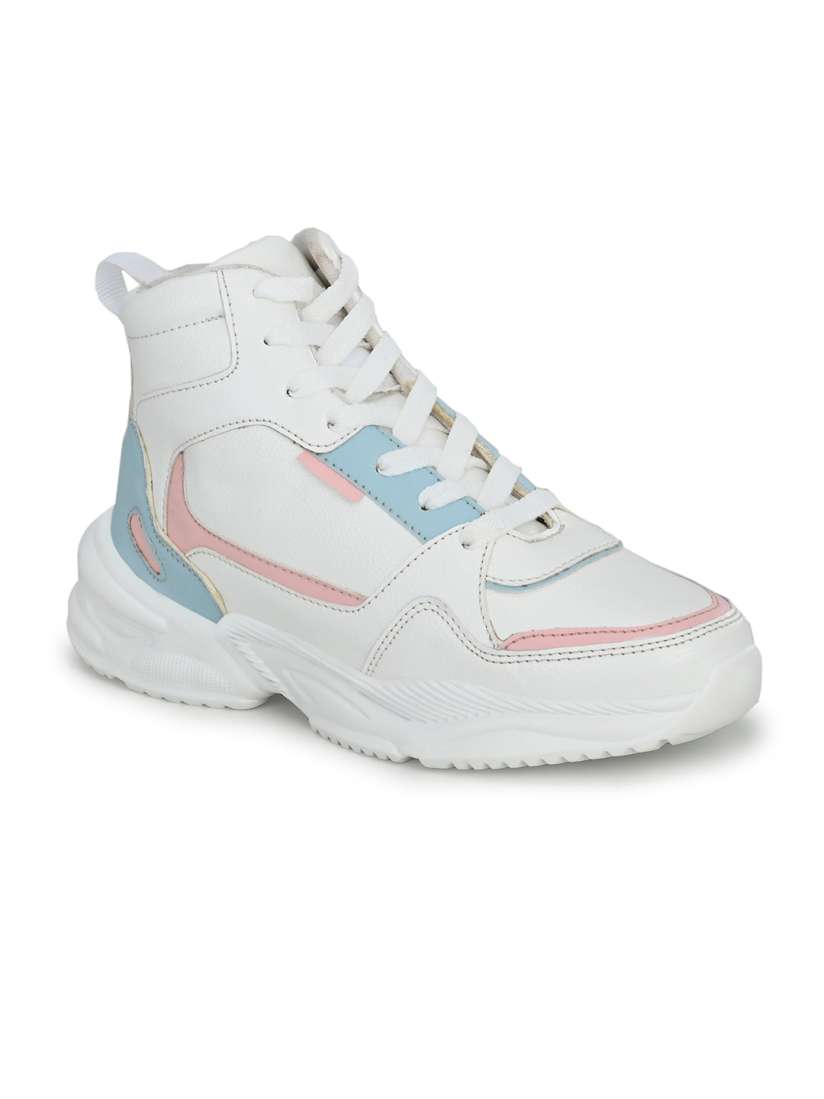 Buy sneakers villa Women Colourblocked Mid Top Comfort Insole Basics Sneakers Casual Shoes for Women 22740848 Myntra