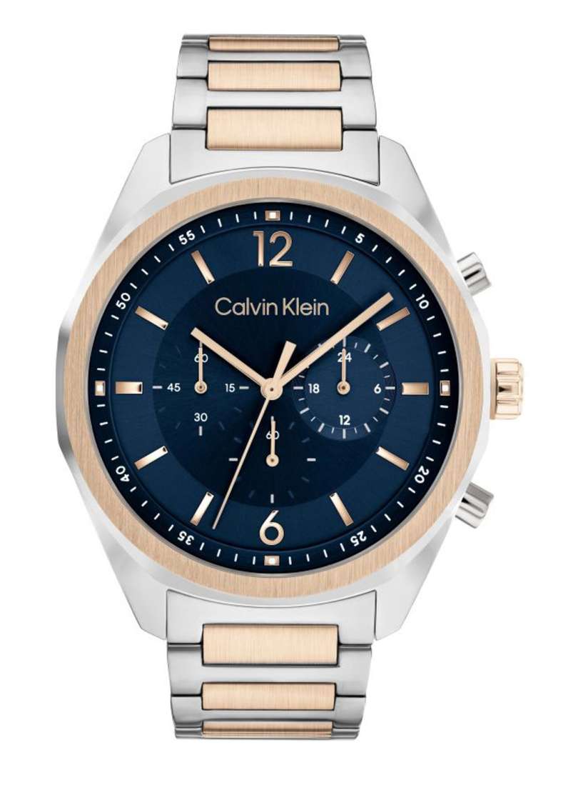 Buy Calvin Klein Men Ck Force Bracelet Style Analogue Chronograph Watch 25200265 Blue Watches for Men 22765996 Myntra