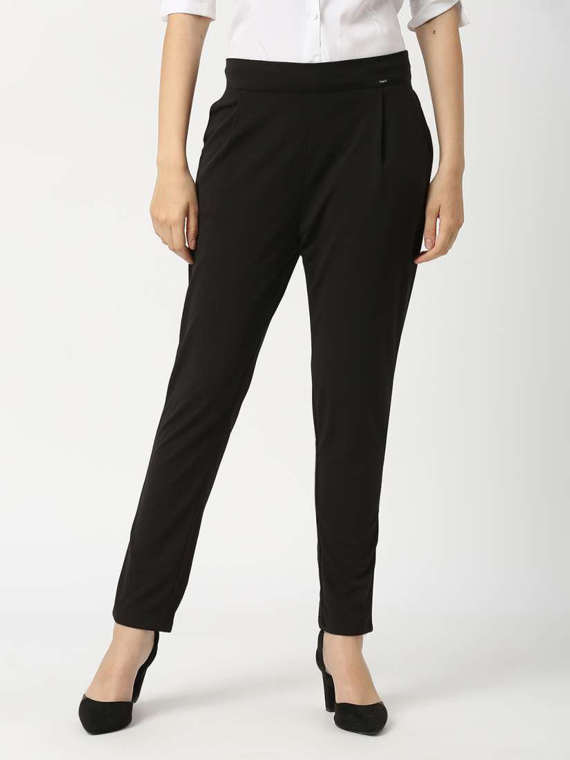 Myntra women's formal pants new arrivals