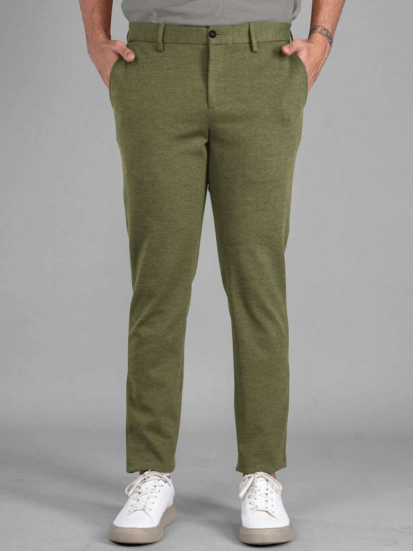 Buy The Pant Project Men Slim Fit Mid Rise Wrinkle Free Soft Stretch Comfort Trousers Trousers for Men 22773436 Myntra