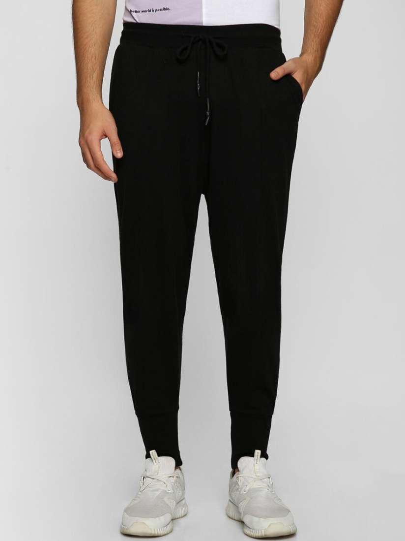 Loose black joggers on sale