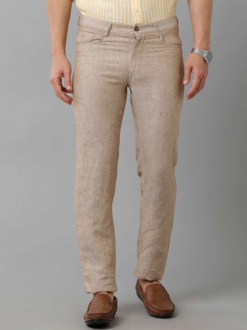 Linen club trousers online shopping 2025