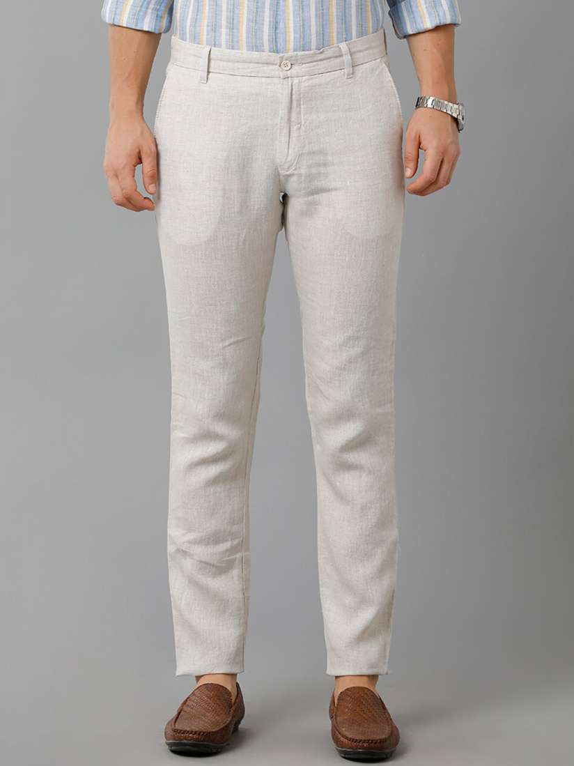 Tapered linen pants mens store