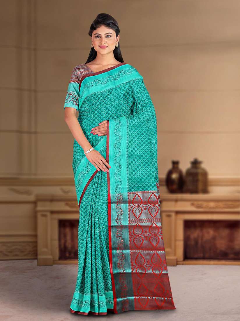 Buy Kalamandir Woven Design Silk Cotton Saree Sarees for Women 22787246 Myntra