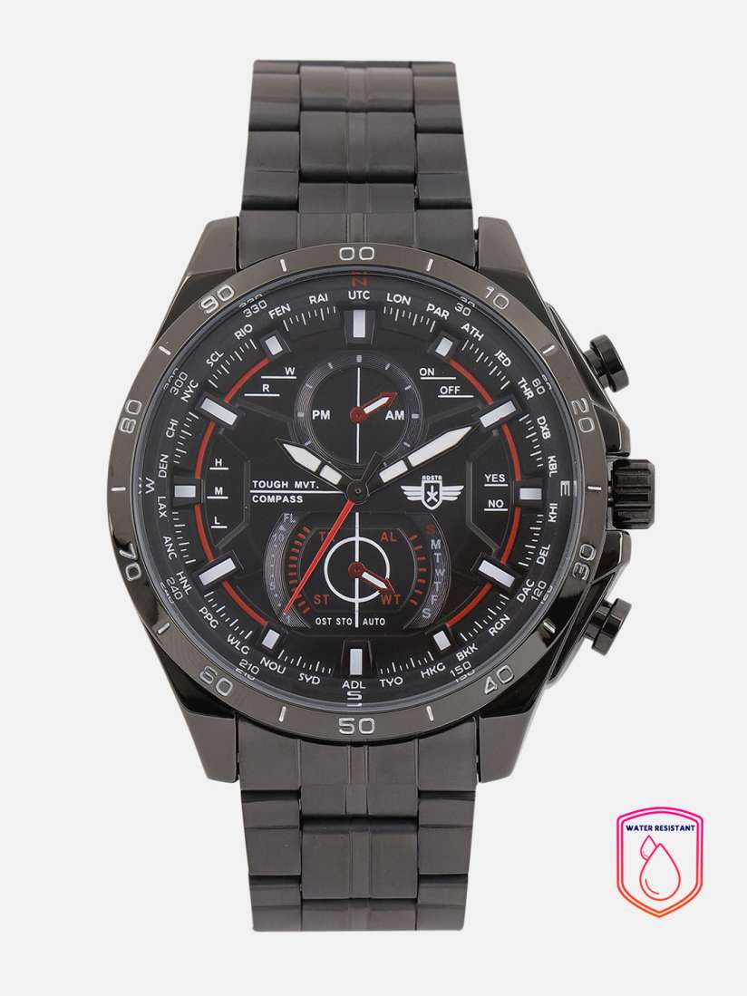 Buy Roadster Men Black Analogue Watch Watches for Men 2280548 Myntra