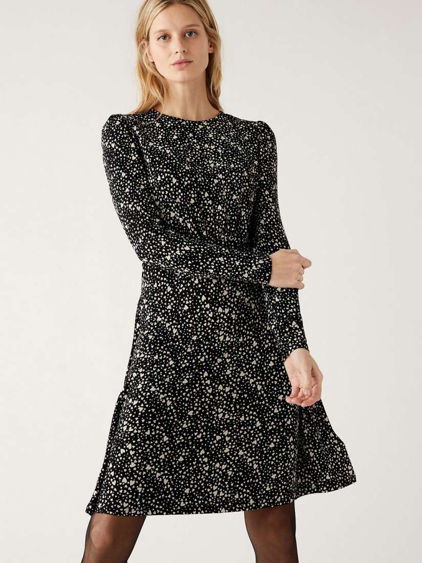 Buy Marks Spencer Conversational Printed Puff Sleeves A Line Dress Dresses for Women 22806986 Myntra