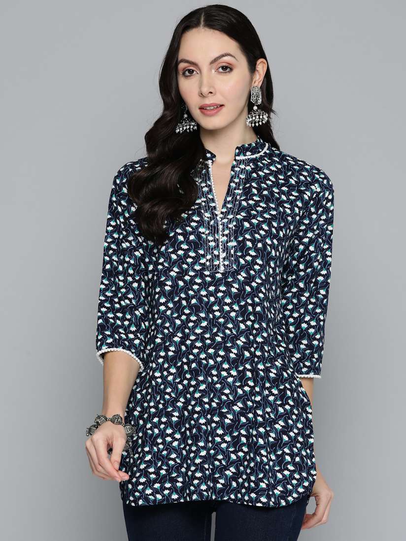 Myntra floral kurtis discount
