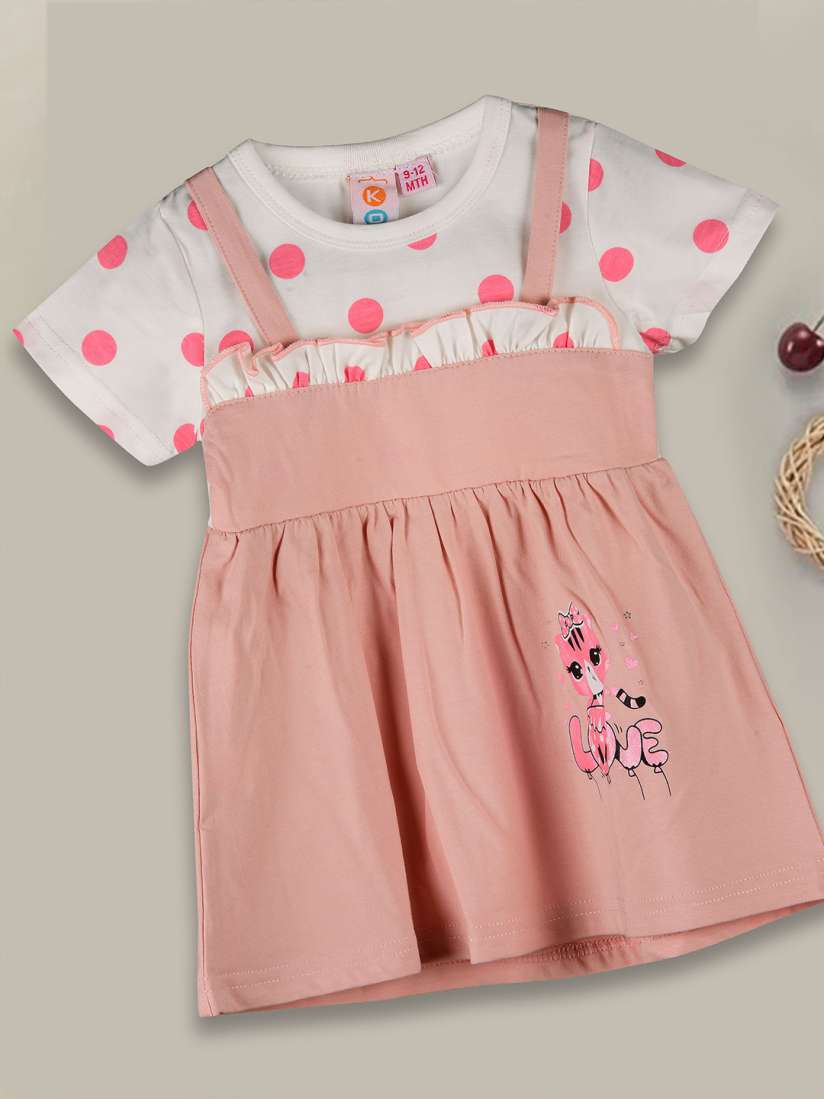 Buy Kids On Board Infants Printed Cotton Fit Flare Dress Dresses for Girls 22808426 Myntra