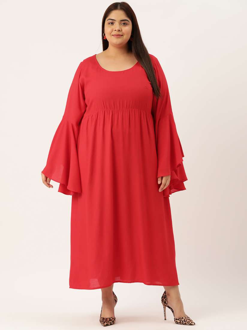 Plus size dresses myntra shop