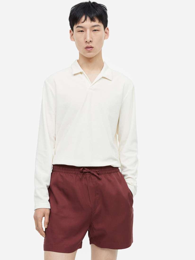 Buy H M Men Regular Fit Lyocell Shorts Shorts for Men 22830260 Myntra