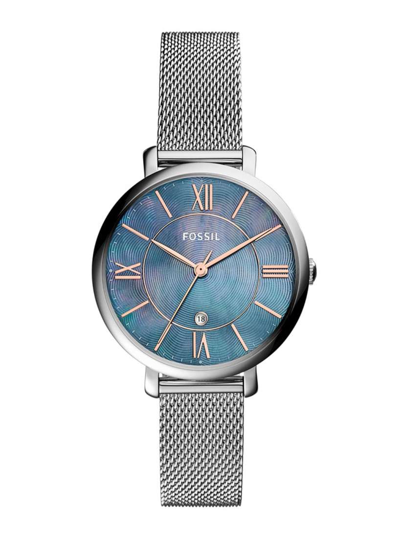 Buy Fossil Women Blue Silver Toned Analogue Watch ES4322 Watches for Women 2283129 Myntra