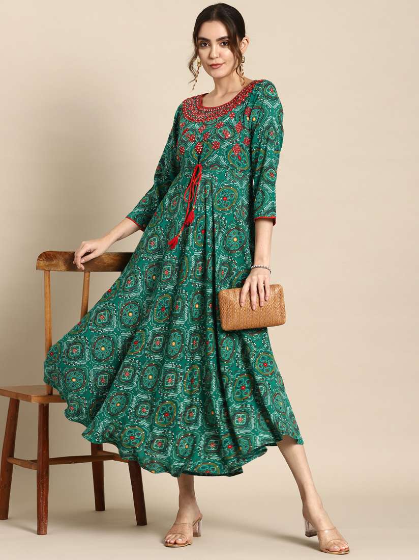 Ethnic midi dress sale