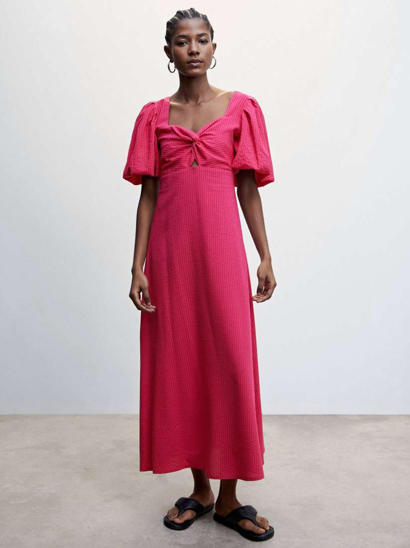 Mango red maxi dress outlet