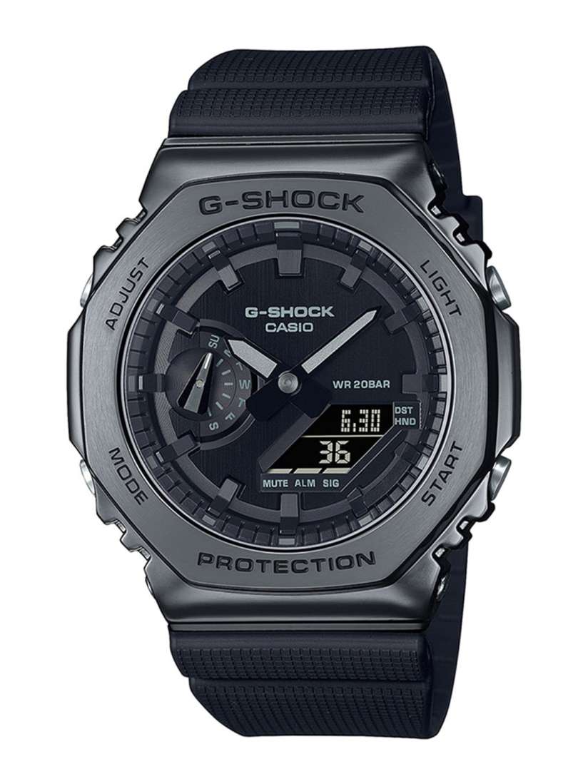 Buy CASIO Men G Shock GM 2100BB 1ADR Black Ana Digi Dial Black Resin Strap Watch G1371 Watches for Men 22836970 Myntra
