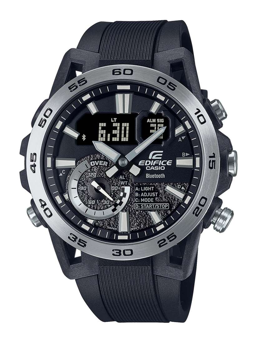 Buy CASIO Men EDifice ECB 40P 1ADF Black Ana Digi Dial Black Resin Strap Watch ED578 Watches for Men 22837006 Myntra