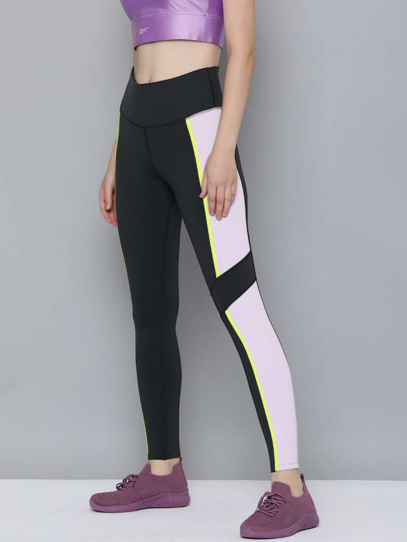 Buy Reebok Women Colourblocked Ankle Length Sports Tights Tights for Women 22837298 Myntra