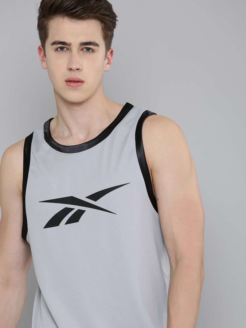 Buy Reebok Men Brand Logo Printed Sports Vest Innerwear Vests for Men 22837830 Myntra