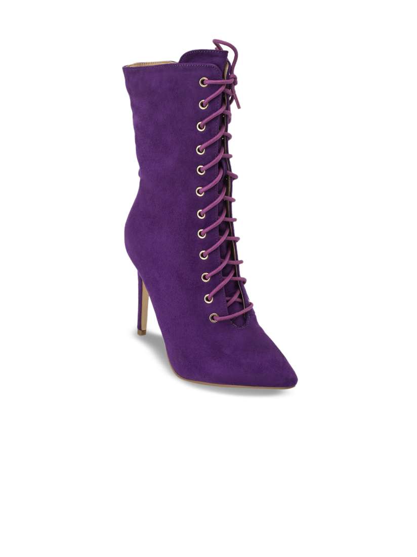 Truffle collection pointed heeled boots top