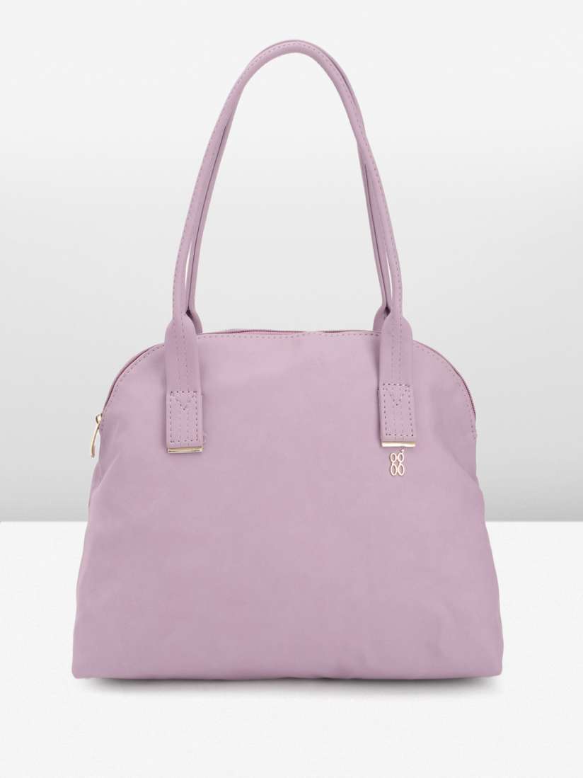 Buy Baggit Solid PU Structured Shoulder Bag Handbags for Women 22840244 Myntra