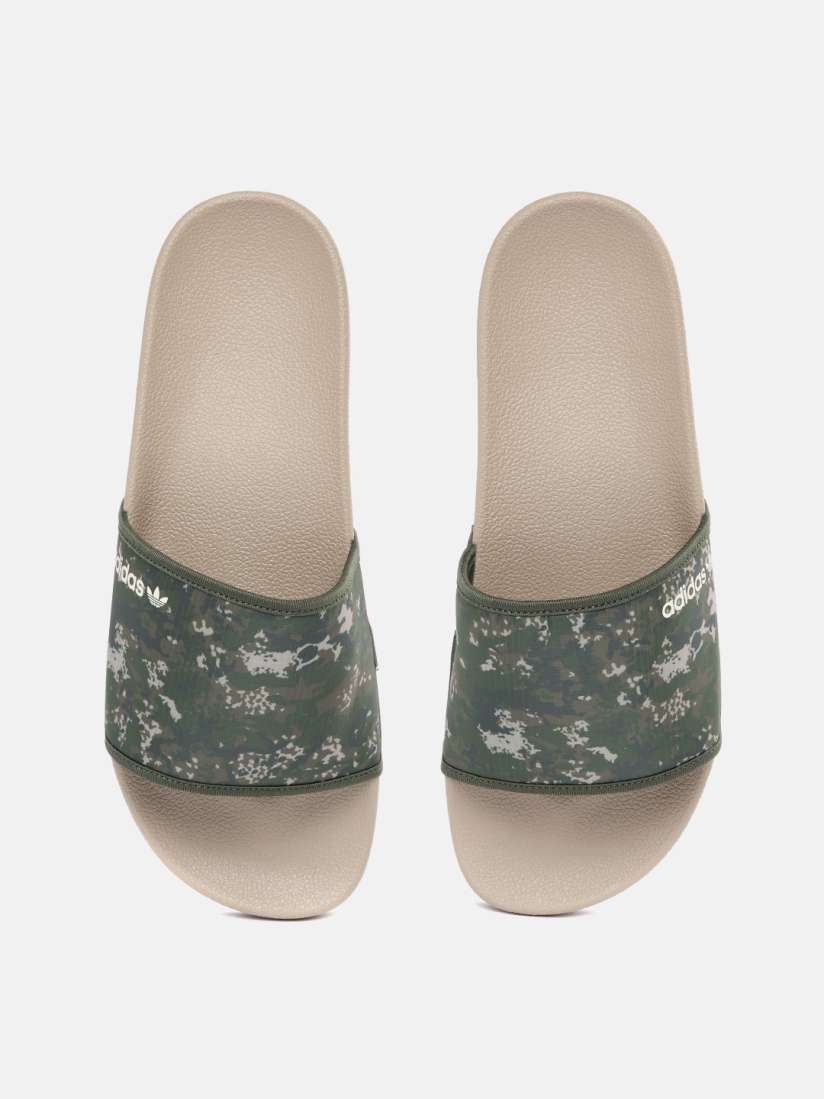 Buy ADIDAS Originals Men Camouflage Printed Rubber Sliders Flip Flops for Men 22841220 Myntra