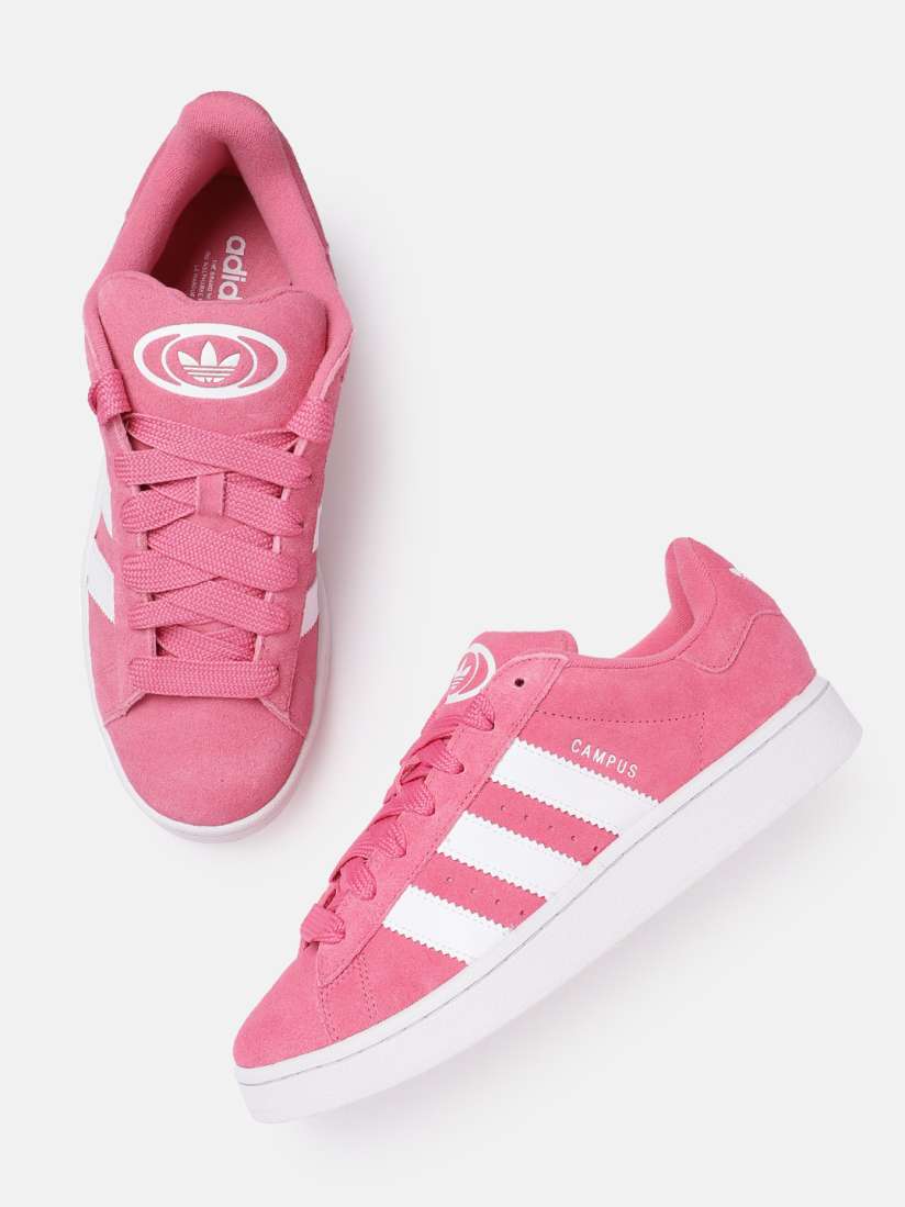 Buy ADIDAS Originals Women Striped Detail Suede Campus Sneakers Casual Shoes for Women 22842038 Myntra