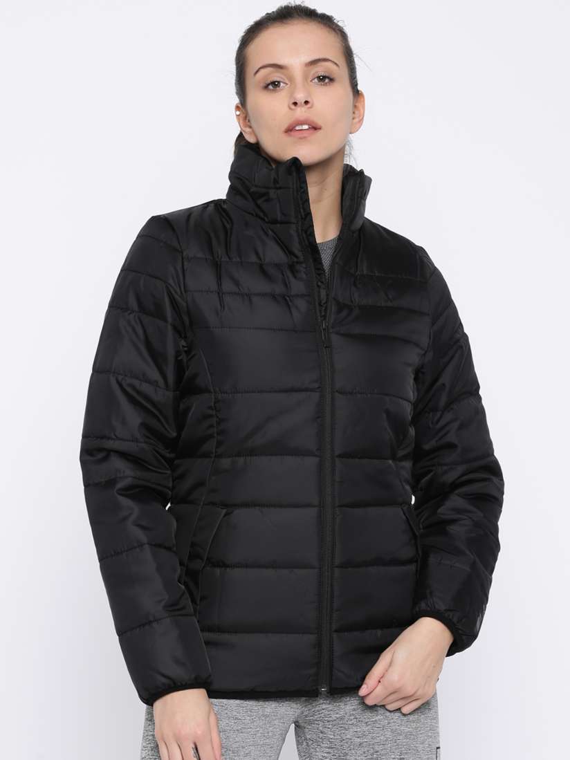 Buy Puma Women Black Solid ESSENTIALS Padded Jacket Jackets for Women 2284330 Myntra