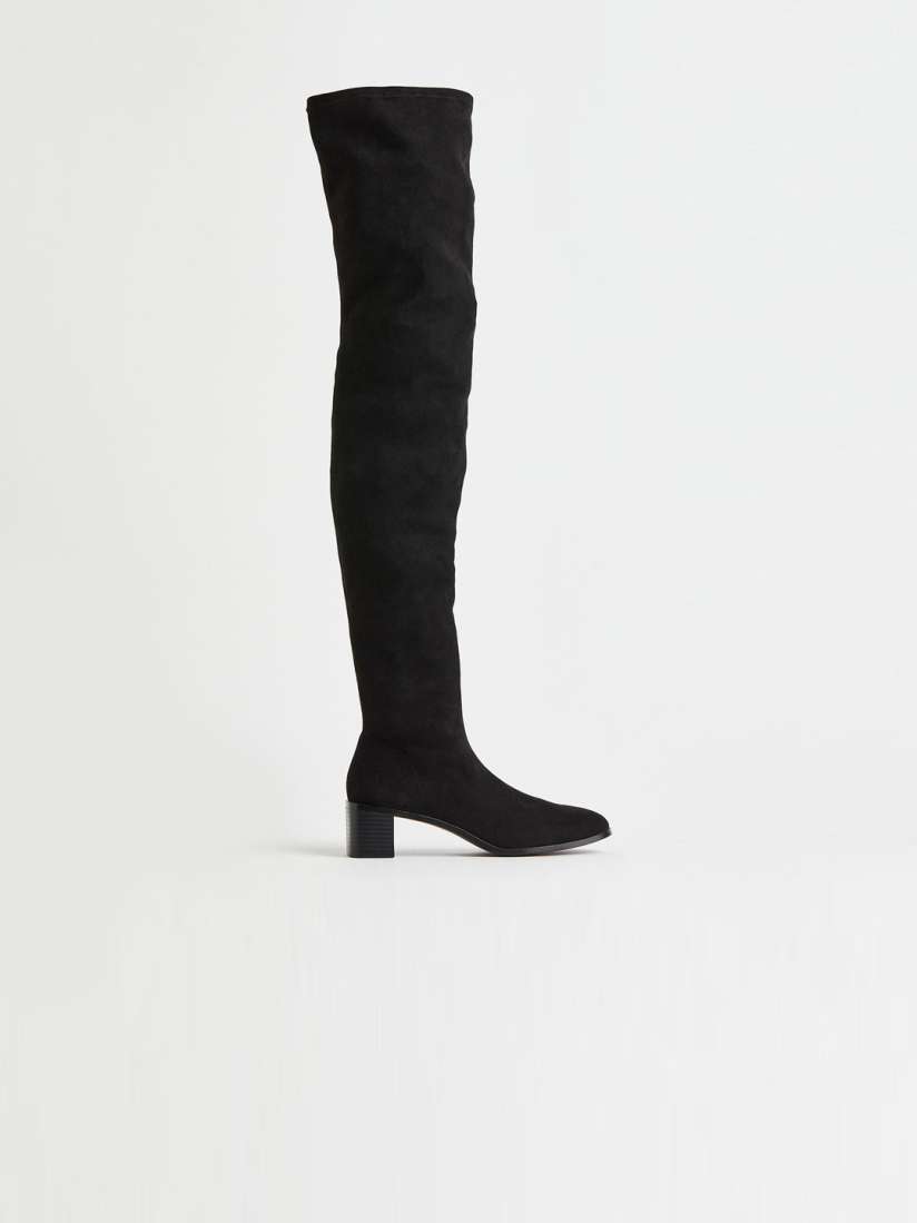 Thigh high boots myntra on sale