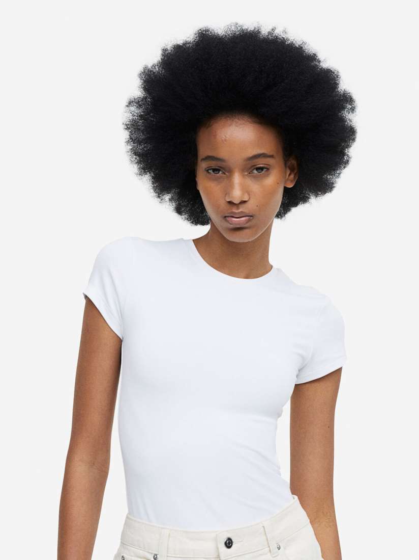 White t shirt women's h&m online