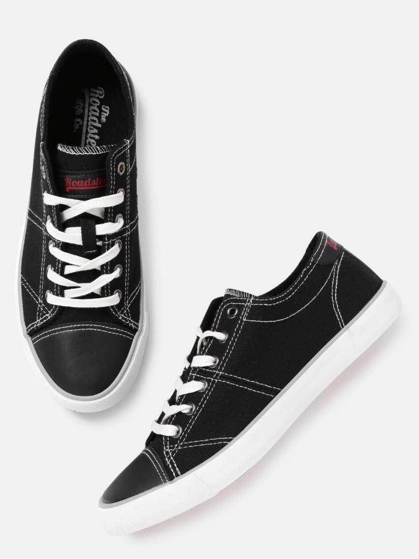 Roadster black casual shoes best sale