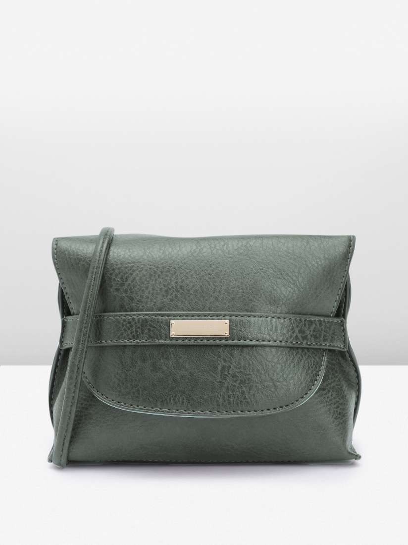 Buy Caprese Textured Regular Structured Sling Bag With Strap Slip on Closure Handbags for Women 22849372 Myntra