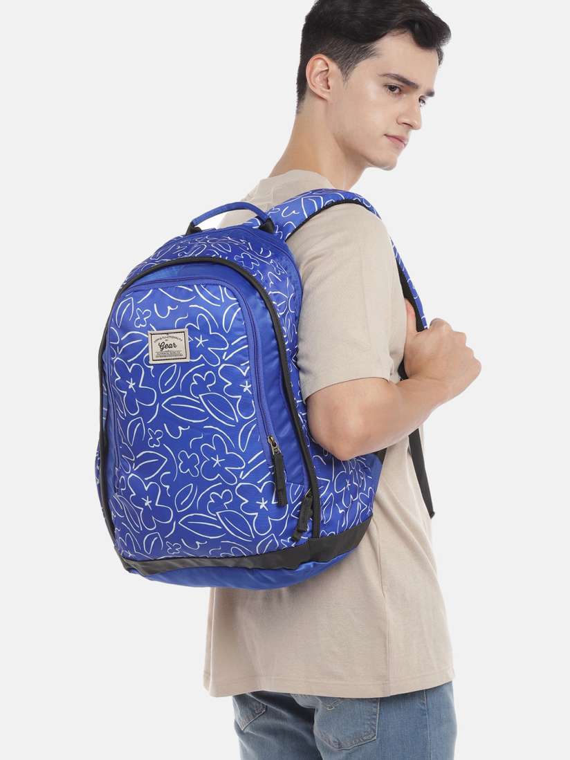 Geometric print backpack cheap