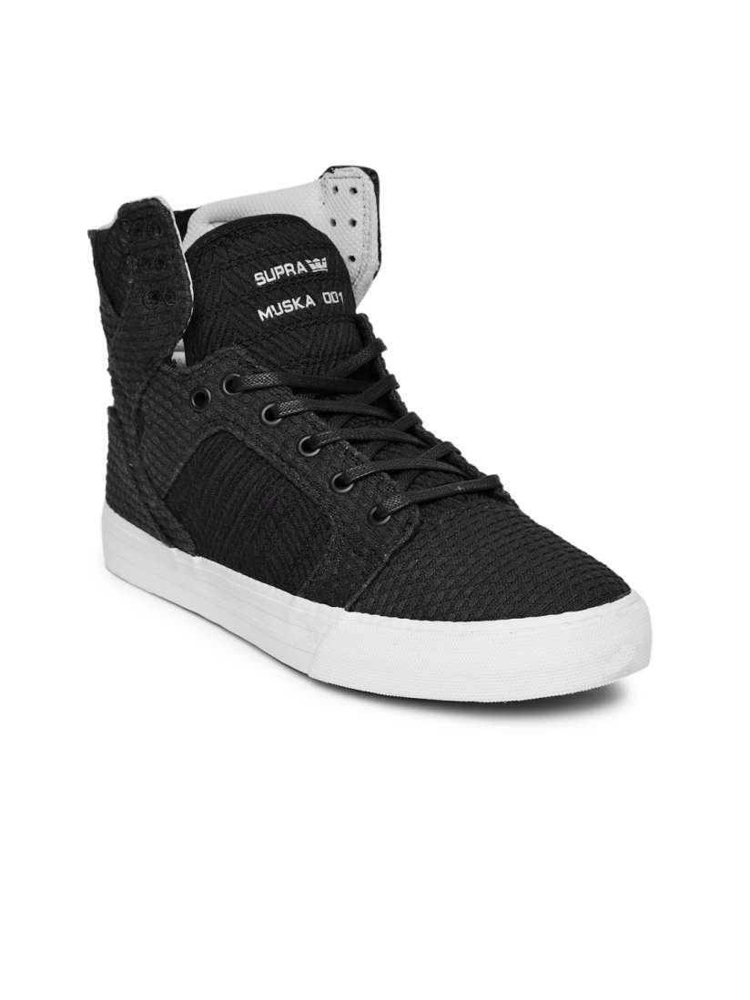 Buy Supra Women Black SKYTOP Sneakers Casual Shoes for Women 2285008 Myntra