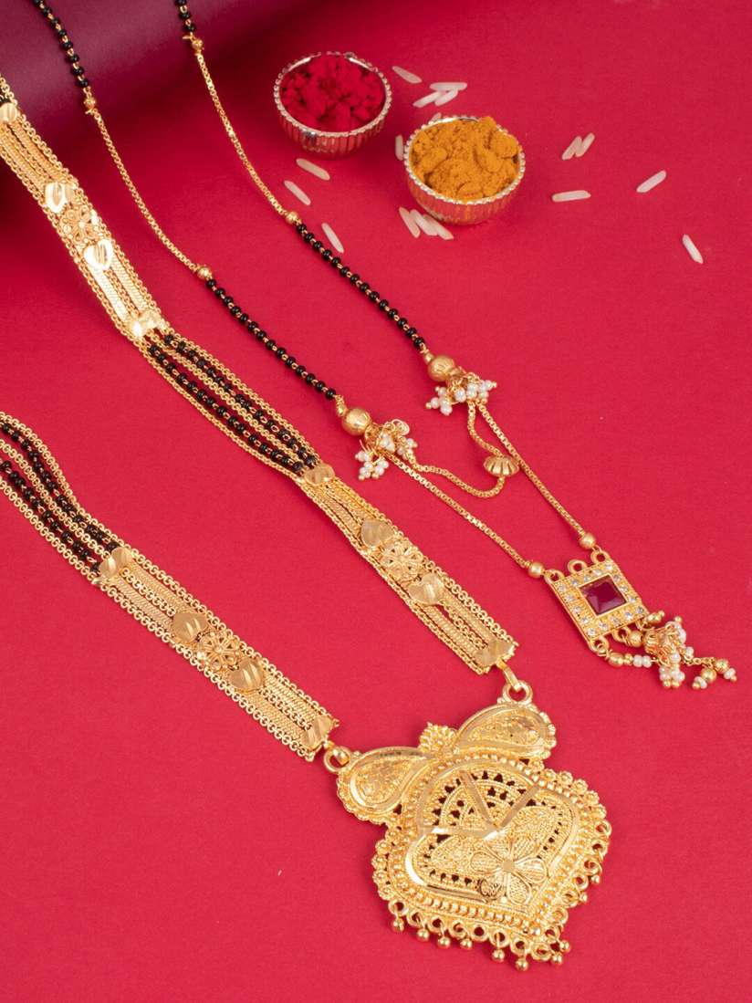 Sukkhi gold plated mangalsutra discount